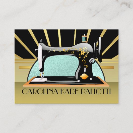Nähen der Business Card des Seamstress Designers Telefonnummerkarte (Vorderseite)