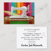 Nähen der Business Card des Seamstress Designers Telefonnummerkarte (Vorne/Hinten)