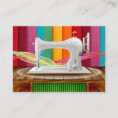 Nähen der Business Card des Seamstress Designers Telefonnummerkarte (Vorderseite)