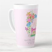 Nähen der Flachblanderimpfung Rosa Milchtasse (Linke Ecke)