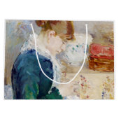 Nähen der Frau, Berthe Morisot Große Geschenktüte (Rückseite)