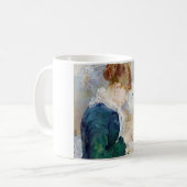 Nähen der Frau, Berthe Morisot Kaffeetasse (Vorderseite Links)