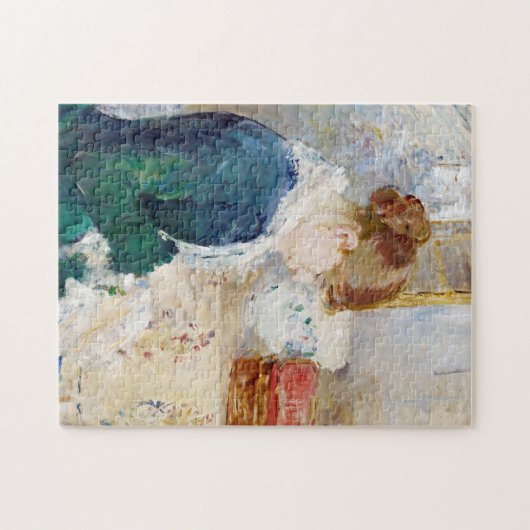 Nähen der Frau, Berthe Morisot Puzzle (Horizontal)