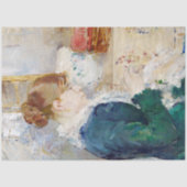 Nähen der Frau, Berthe Morisot Seidenpapier (Vorderseite)