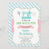 Nähen der Geburtseinladung Einladung (Vorne/Hinten)