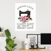 Nähen der Lady-Klasse einfach und ein bisschen cle Poster (Heimbüro)