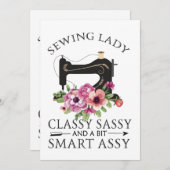 Nähen der Lady-Klasse einfach und ein bisschen cle Save The Date (Vorne/Hinten)