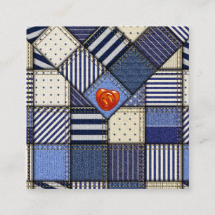 Nähen der nahtlosen Business Card Telefonnummerkarte