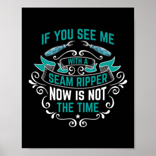 Nähen der Nahtreibe Poster