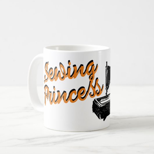 Nähen der Princess-Tasse Kaffeetasse (Vorderseite Links)