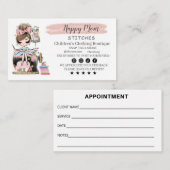 Nähen der Visitenkarte. Visitenkarte (Vorne/Hinten)