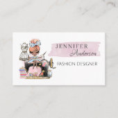 Nähen der Visitenkartenfashion-Designer  Visitenkarte (Vorderseite)