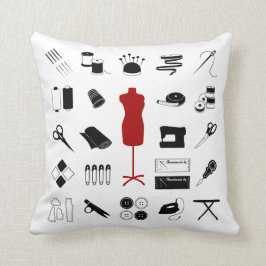 Nähen des rechten Kissens Kissen