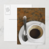 Nahen einer Tasse Kaffee 2 Postkarte (Vorne/Hinten)