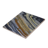 Nahen eines Striated Jasper Slab Fliese (Seite)