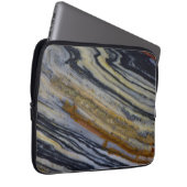 Nahen eines Striated Jasper Slab Laptopschutzhülle (Vorne Rechts)