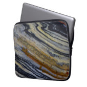 Nahen eines Striated Jasper Slab Laptopschutzhülle (Vorderseite Links)