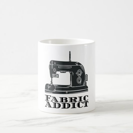 Nähen - Fabric Addict Kaffeetasse (Mittel)