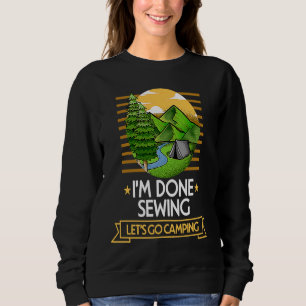 Nähen Fertig Lass Uns Zelten Gehen Quilten Naturli Sweatshirt