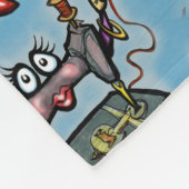 Nähen Fleecedecke (Ecke)