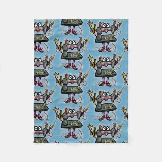 Nähen Fleecedecke (Vorderseite)