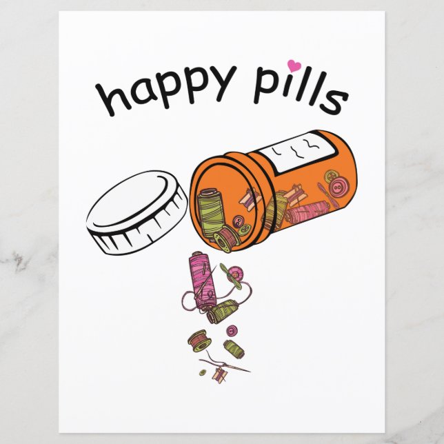 Nähen | Frohes Pillennähen (Vorderseite)