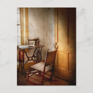 Nähen - Früher hat sie diese Maschine Liebe Postkarte