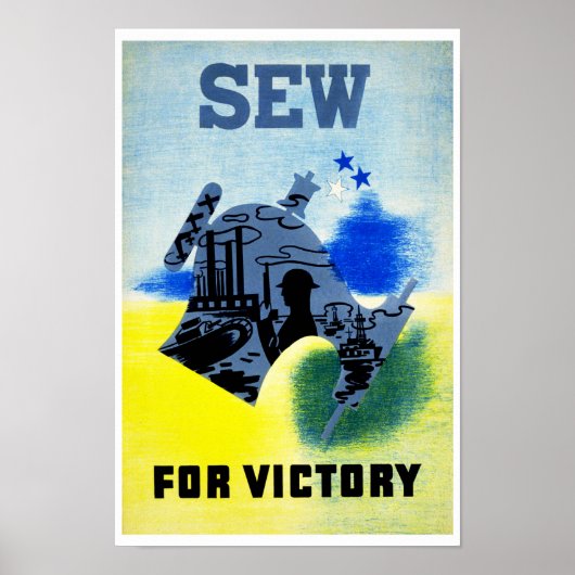 Nähen für den Sieg Poster (Vorne)