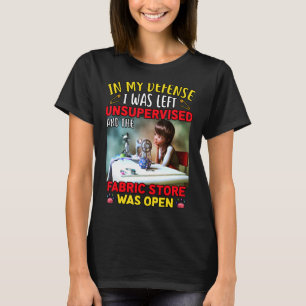 Nähen für Frauen Fabric Crazy Quilt Lady Craft T-Shirt