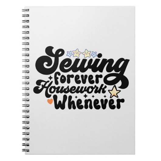 Nähen für immer notizblock (Vorderseite)