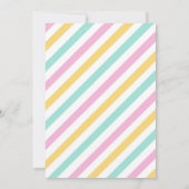 Nähen Geburtstagsfeier Einladung Mischen (Rückseite)