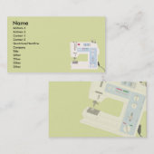 Nähen - Geschäft Visitenkarte (Vorne/Hinten)