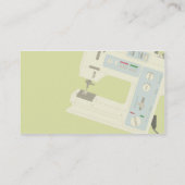 Nähen - Geschäft Visitenkarte (Rückseite)