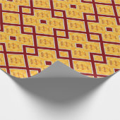 Nähen Geschenkpapier (Ecke)