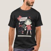 Nähen Girl Nähen Nähmaschine Seamstress Liebe Rag  T-Shirt (Vorderseite)