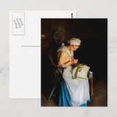 Nähen - Granniegengeschenk Postkarte (Vorne/Hinten)