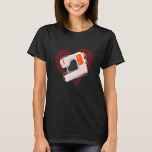 Nähen ich Herz I Nähen Nadeln Stickerei Schneider T-Shirt