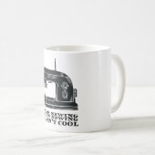 Nähen - ich nähte, als das Nähen nicht Cool war Kaffeetasse (VorderseiteRechts)