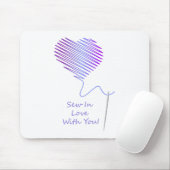 Nähen in Liebe mit Ihnen Mousepad (Mit Mouse)