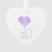 Nähen in Liebe mit Ihnen Ornament (Vorderseite)