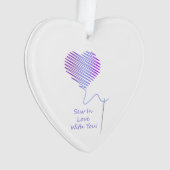 Nähen in Liebe mit Ihnen Ornament (Vorderseite)
