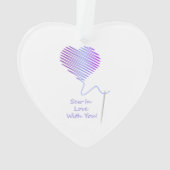 Nähen in Liebe mit Ihnen Ornament (Rückseite)
