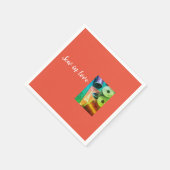 Nähen in Liebe Serviette (Ecke)