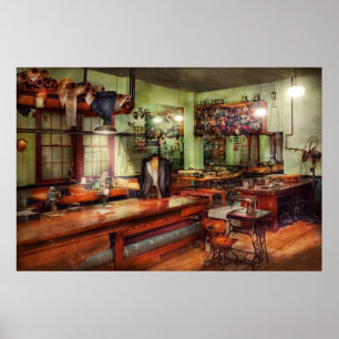 Nähen - industriell - des Schweißgeschäftes Poster