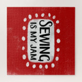 Nähen ist mein Jam Jigsaw Puzzle (Horizontal)