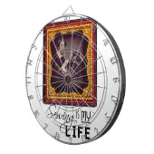 Nähen ist mein Leben Dartscheibe (Vorderseite rechts)