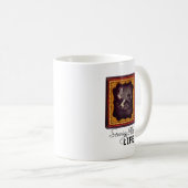 Nähen ist mein Leben Kaffeetasse (VorderseiteRechts)