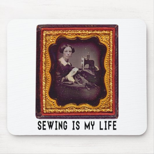 Nähen ist mein Leben Mousepad (Vorne)