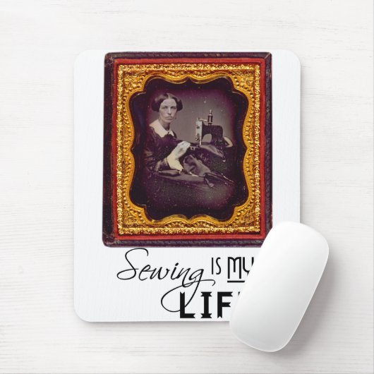 Nähen ist mein Leben Mousepad (Mit Mouse)