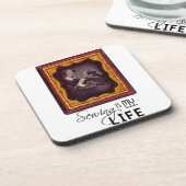 Nähen ist mein Leben Untersetzer (Linke Seite)